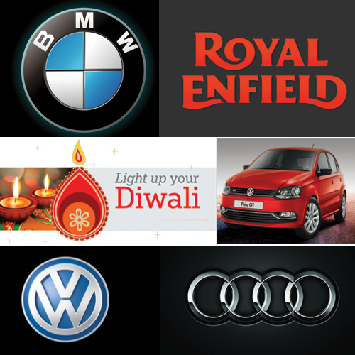 Best Festive Car and Bike discounts offered this Diwali, best festive car & bike discounts offered this diwali,  diwali car discounts,  diwali bike discounts,  tvs,  volkswagen,  yamaha,  audi,  royal enfield,  bmw,  technology,  ifairer