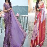 Fashion Tips to Slay in Zari Sarees