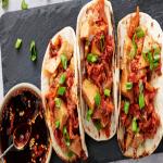 Korean Gochujang Butter Chicken Tacos
