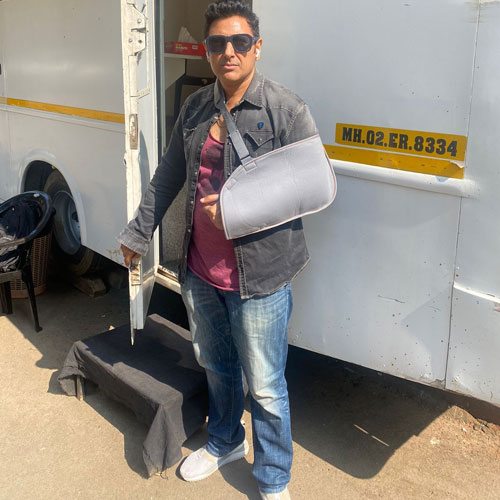 Parvin Dabas shows unprecedented determination at work, continues shooting despite serious shoulder injury, parvin dabas