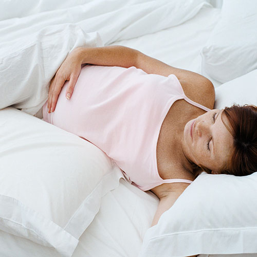 Safe sleeping positions in pregnancy