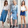 How to Style a Denim Skirt