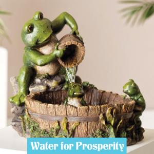 Where to place water for prosperity and success