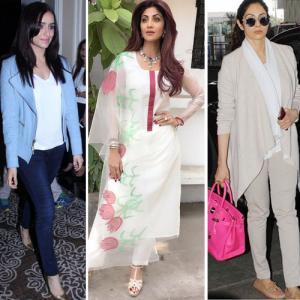 10 Latest fashion trends set by celebs in white