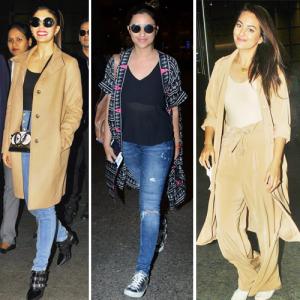 8 Outfits: Fashionable best at the airport