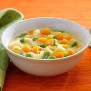 Make mixed vegetable soup at home