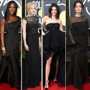 Golden Globes 2018: Best dressed celebs stunned in black