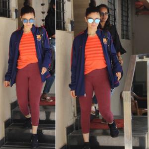 Fashion trends 2018: Alia look fabulous in Ranbir Kapoor's jacket
