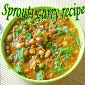 Healthy Sprouts curry recipe