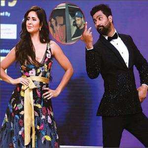 Katrina Kaif and Vicky Kaushal spotted together on a dinner date