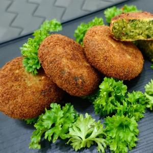 Spinach and Green Peas Cutlet Recipe