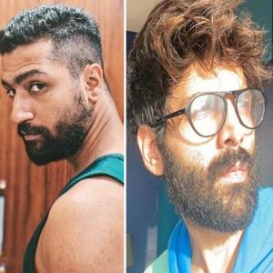 Dealing with lockdown: Vicky Kaushal flaunts new haircut and Kartik Aaryan's beard dilemma