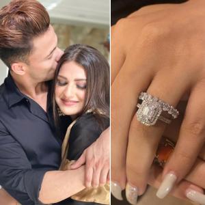 Asim Riaz proposed to Himanshi Khurana with a Diamond ring!