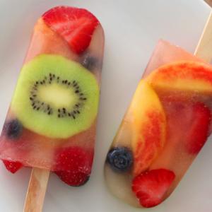 Fresh Fruit Popsicles Recipe 
