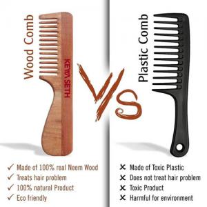 Health Benefits of Combing hair with Wood Comb