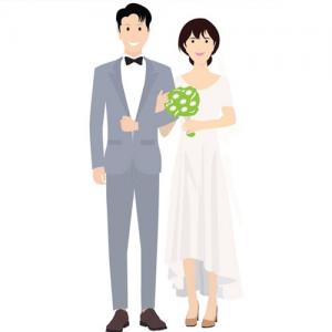 Christian bride and groom dress designs and combination