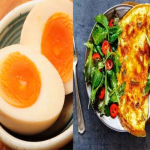 Boiled egg vs omlette for weight loss