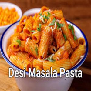 Indo-Italian Pasta with Masala Marinara Sauce