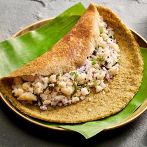 Pesarattu Upma-Stuffed Dosa with a Ginger Punch- Recreating Chutney,s Magic at Home