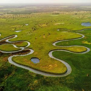 Natural Wonders of the World: Exploring Okavango Delta and Bora Bora